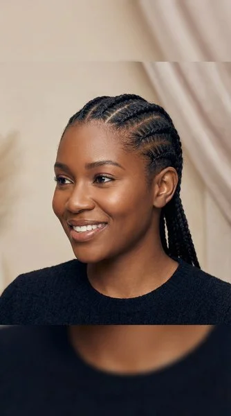 Classic Straight Back Cornrows